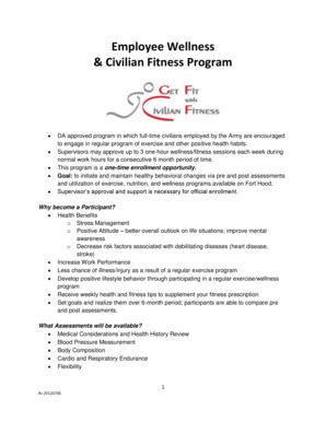 Fillable Online hood army civilian fitness program Fax Email Print ...
