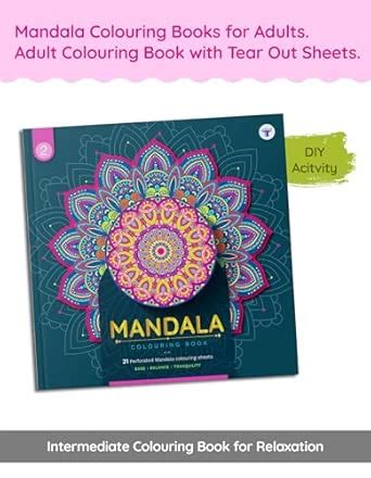Buy Mandala Colouring Book for Adults & Teens | Relieve Stress & Boost ...