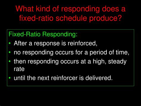 PPT - Reinforcement Schedules: Practical Guide for Behaviorists ...