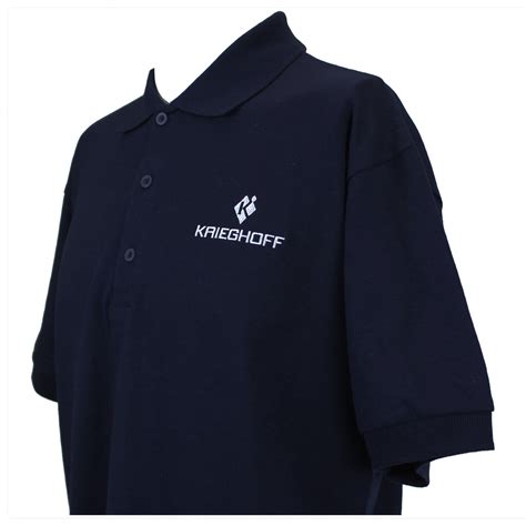 DryBlend Jersey Polo Shirt, Navy Blue | Krieghoff