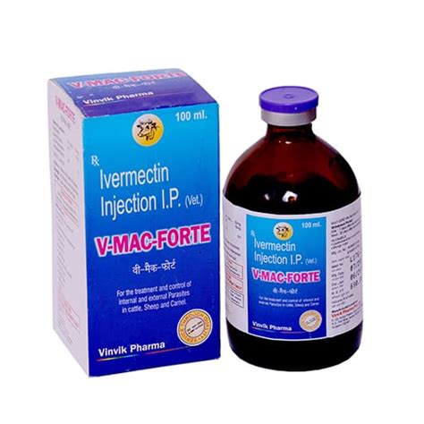 IVERMECTIN IP(VET)(10mg/ml) -100ml Liq. Injection ISKON REMEDIES