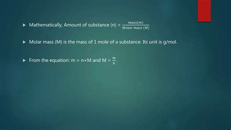 Mole Concept Formulas 的图像结果