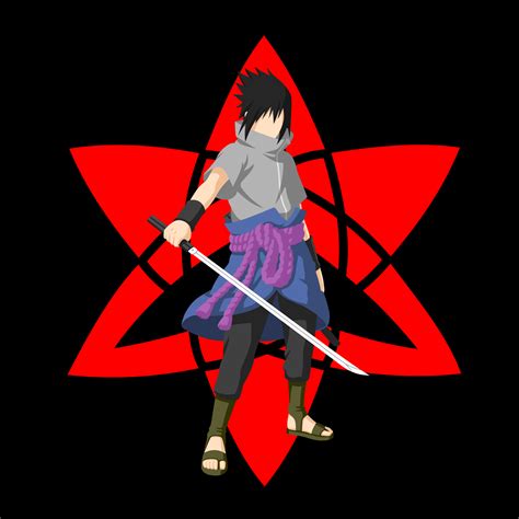 Sasuke Uchiha Wallpaper 4K, Mangekyo Sharingan