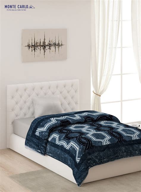 Buy Single Bed Multicolor Mink Blanket - 1 Ply Online in India - Monte ...