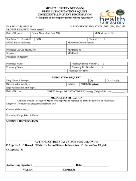 Fillable Online Humboldt IPA Authorization Request Form - Eureka Fax ...