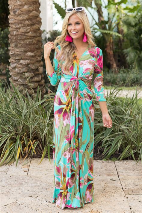 This gorgeous maxi dress is made for nights in the Caribbean ...