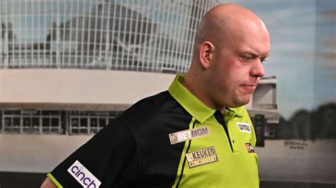 Michael van Gerwen: 'Neck injury' sustained while 'trying on a shirt ...