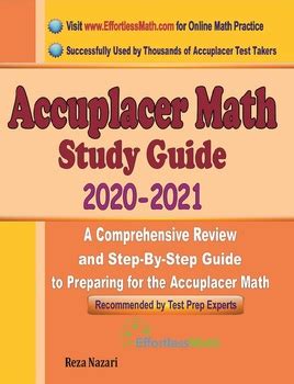Image result for Accuplacer Math Study Guide