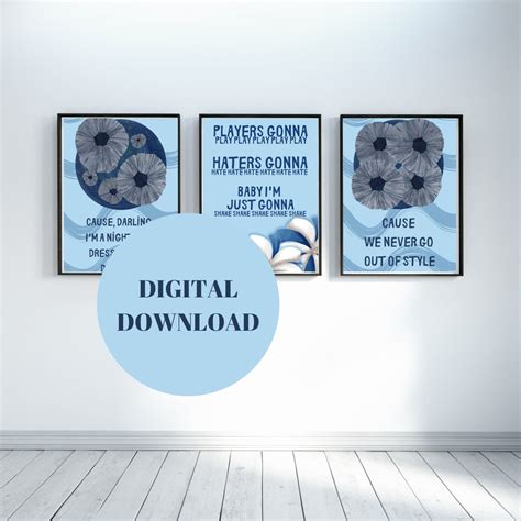 Taylor Swift Wall Art ,taylor Swift Songs Wall Art,taylor Swift Decor ...