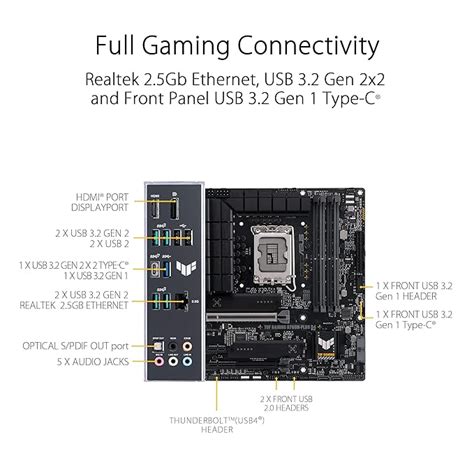 Asus TUF Gaming B760M-Plus D4 Motherboard - Smartech Computers