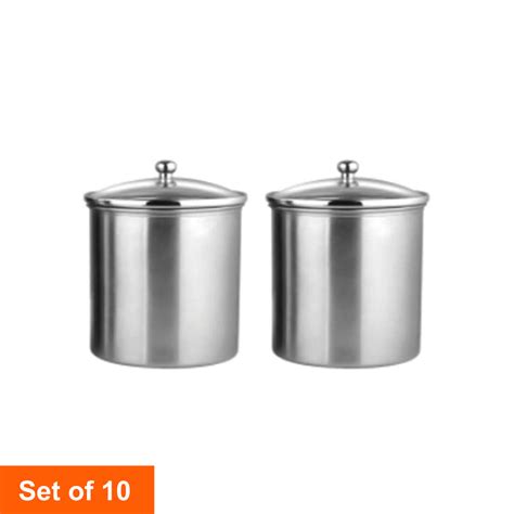 2 PCS Candy Storage Canister with air tight glass lid 700 ml ...