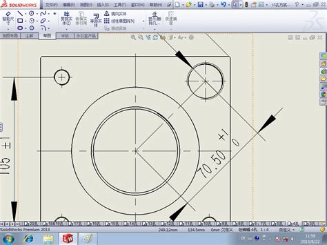 solidworks工程图怎么标注单箭头尺寸，半剖视图标注直径，多种标注方法 | SW技巧网