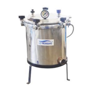 MEDIGUARD Surgical Autoclave Six Wing Nut Electrical Mirror Finish Size ...