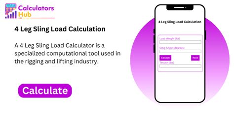 Sling Load Calculation 的图像结果