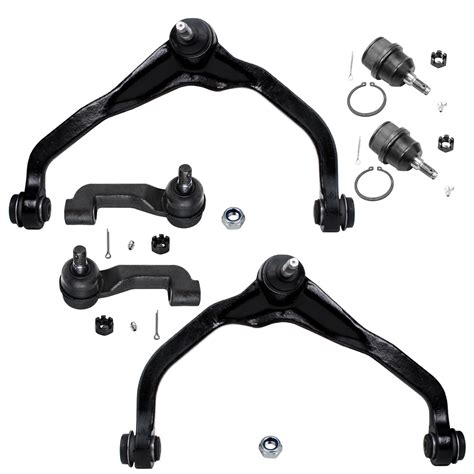 Detroit Axle - Front 6pc Control Arms Kit for 07-11 Dodge Nitro, 08-12 Jeep Liberty, 2 Upper ...