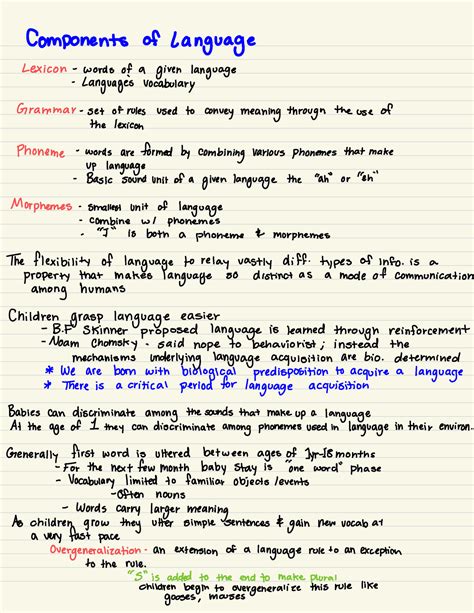 Components of Language - Components of Language Lexicon words of a given language Language 's ...