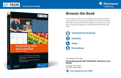 Reading sample sap press controlling with sap s4hana bug - Browse the ...