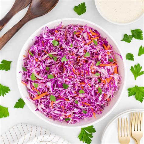 Purple Cabbage Coleslaw Recipe – Creamy, Crunchy and Quick Southern Side