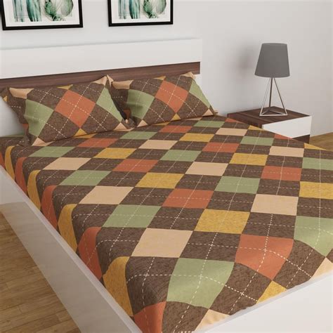 Buy Juniper Rome Printed Double Bedsheet- Set of 3- 218 x 235 cm ...