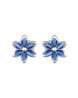 Buy Silver-Toned & Blue Earrings for Women by MAHI Online | Ajio.com