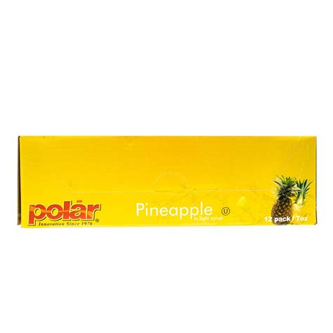 Buy MW Polar Snack Cup, Pineapple Tidbits in Light Syrup, 7 Ounce (Pack ...