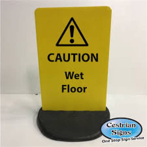 Get the best prices on your Caution Wet Floor Free Standing Outdoor ...