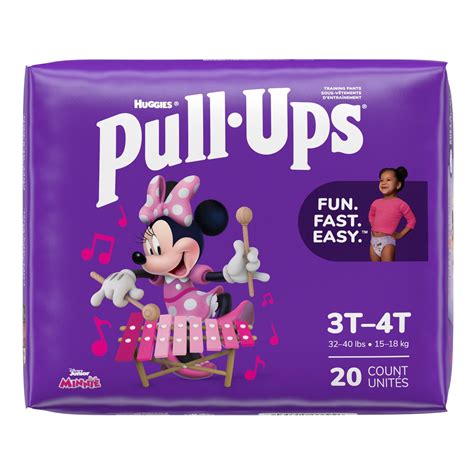 Pull-Ups Girls' Potty Training Pants - 3T-4T - 20ct 20 ct | Shipt