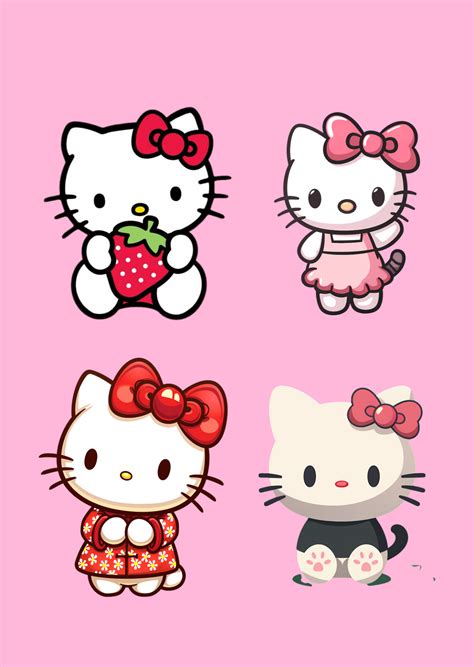Free Aesthetic Hello Kitty Label Template to Edit Online
