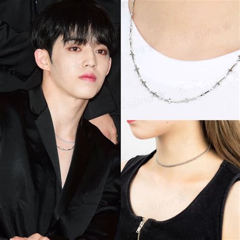 2type クロスチェーン サージカルスティール ネックレス SEVENTEEN S.COUPS スンチョル 着用モデル | 日本未入荷 ...