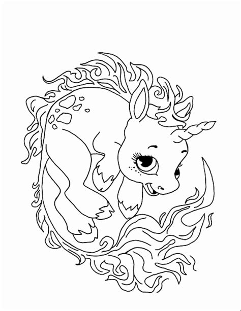Cute Baby Unicorn Coloring Pages Coloring Pages