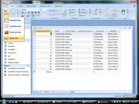 Image result for Database Access 2007