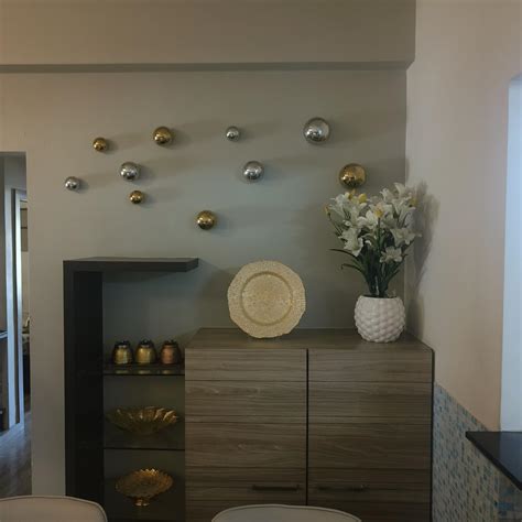 Buy ZasaDecor Metal Wall Decor Set of 10 Luxury Ball Design Perfect for ...