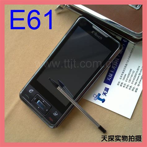 K-Touch/天语 E61 WM6.1 天翼EVDO 正品行货手机 买天语 信天探_天探集团