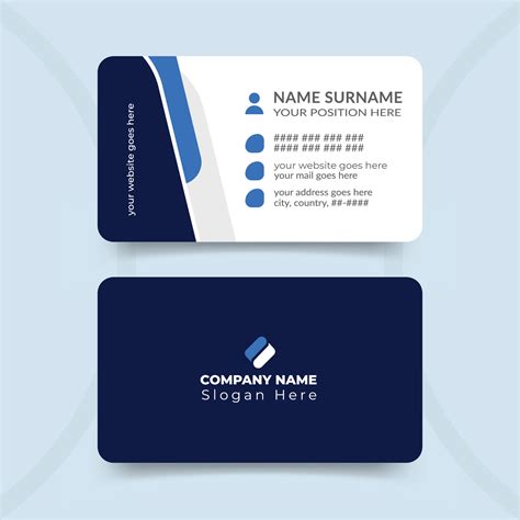 Corporate Business Card Template 的图像结果