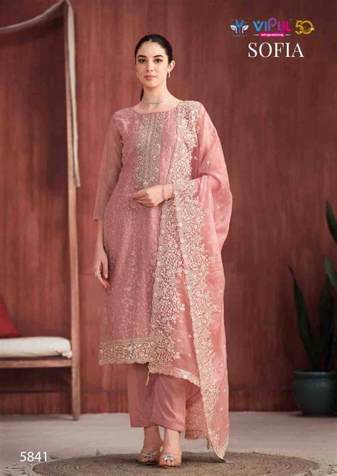 SOFIA BY VIPUL FASHION 5841 TO 5846 SERIES BEAUTIFUL FESTIVE SUITS ...