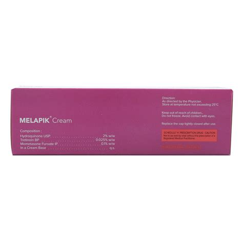 Melapik Cream 25 gm Price, Uses, Side Effects, Composition - Apollo ...