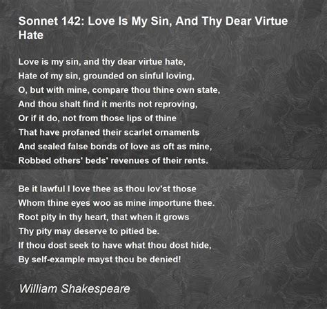 Love Sonnets By William Shakespeare