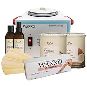 Rica Combo Wax Jars Coconut & Dark Chocolate | 1 Pre And1 Post Lotion ...