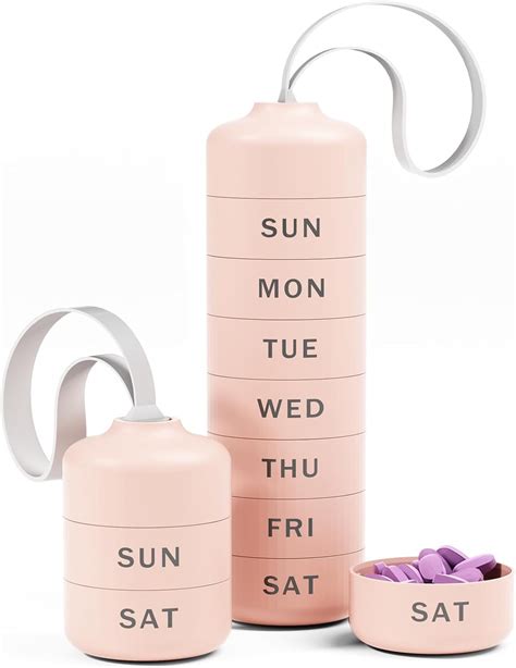 Amazon.com: Betife Cute Pill Organizer, Cute Weekly Pill Box for Travel ...