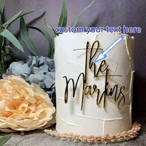 Customized Birthday Cake Decoration Banner, Happy Birthday Cake Decor ...