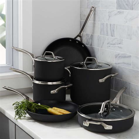 Calphalon Nonstick 10 Piece Cookware Set 的图像结果