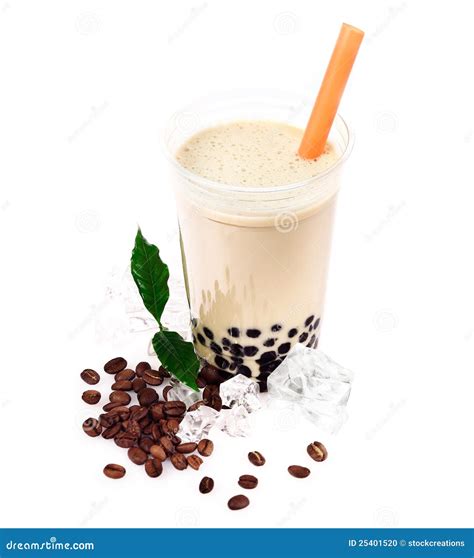 Coffee Boba Bubble Tea stock photo. Image of brown, asian - 25401520