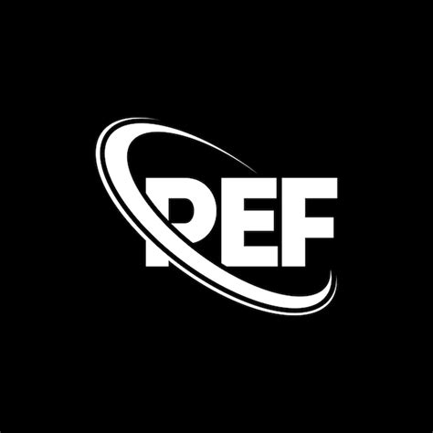 Logotipo PEF (letra PEF) Logotipo de letra PEF (iniciais PEF) Logos PEF ...