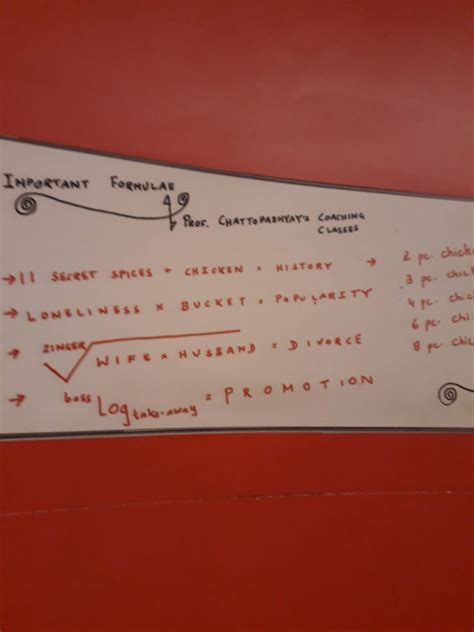 Menu at KFC, Hyderabad, Survey No 124