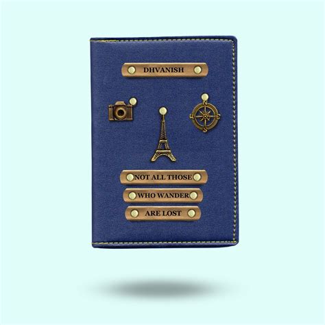Personalised Passport Cover - Not All Those Who Wander Are Lost ...