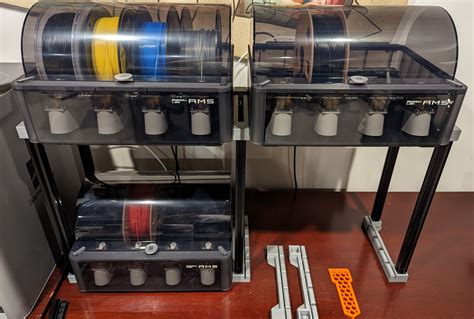 Bambu Labs AMS 2-tier Dual stand V3, V5 and V6 (for 3 or more AMS) by ...