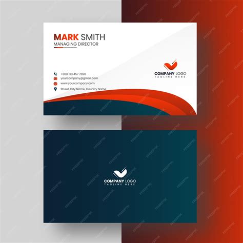 Modern Business Card Design 的图像结果