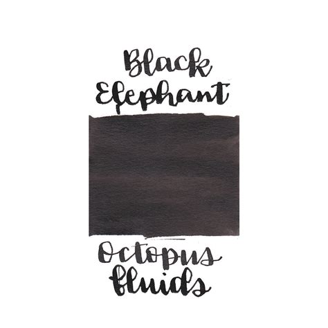 Octopus Write & Draw Ink Bottle, Black Elephant - 50ml – Makoba