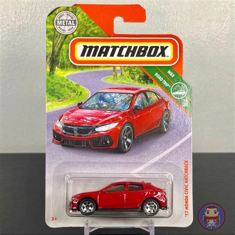 Matchbox ‘17 Honda Civic Hatchback (MBX Road Trip) 1:64 Scale Diecast Model Car, Hobbies & Toys ...
