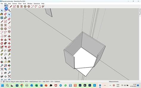 SketchUp Resize Rectangle 的图像结果